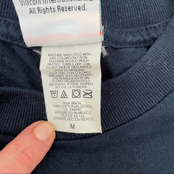 SpongeBob SquarePants & Gang ‘Usual Suspects’ Navy Unisex T-Shirt - Medium - Picture 9 of 9